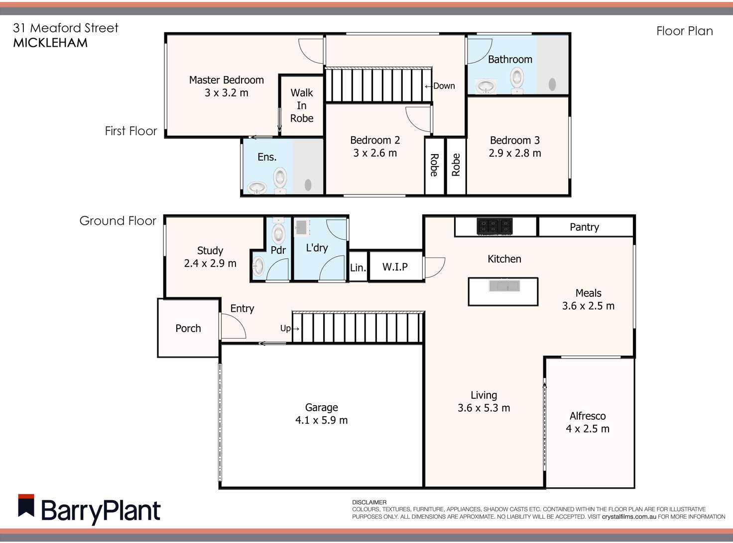 Floorplan of Homely house listing, 31 Meaford Street, Mickleham VIC 3064