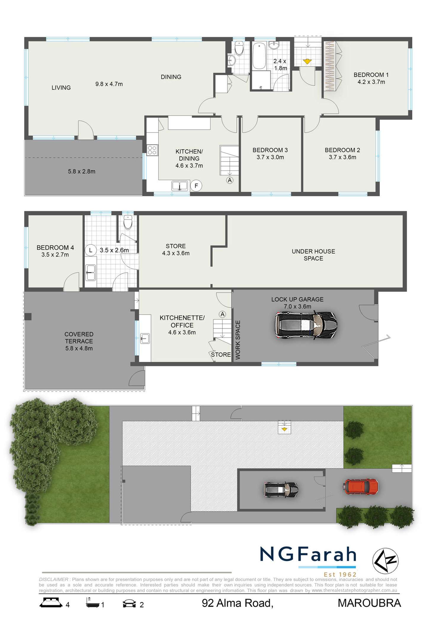 Floorplan of Homely house listing, 92 Alma Road, Maroubra NSW 2035