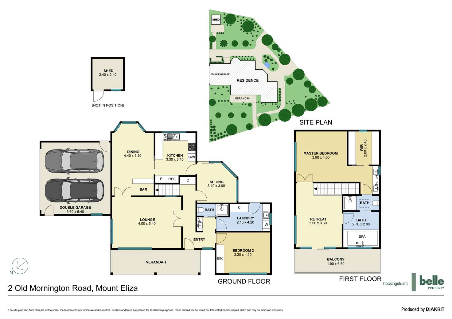Floorplan of Homely house listing, 2 Old Mornington Road, Mount Eliza VIC 3930
