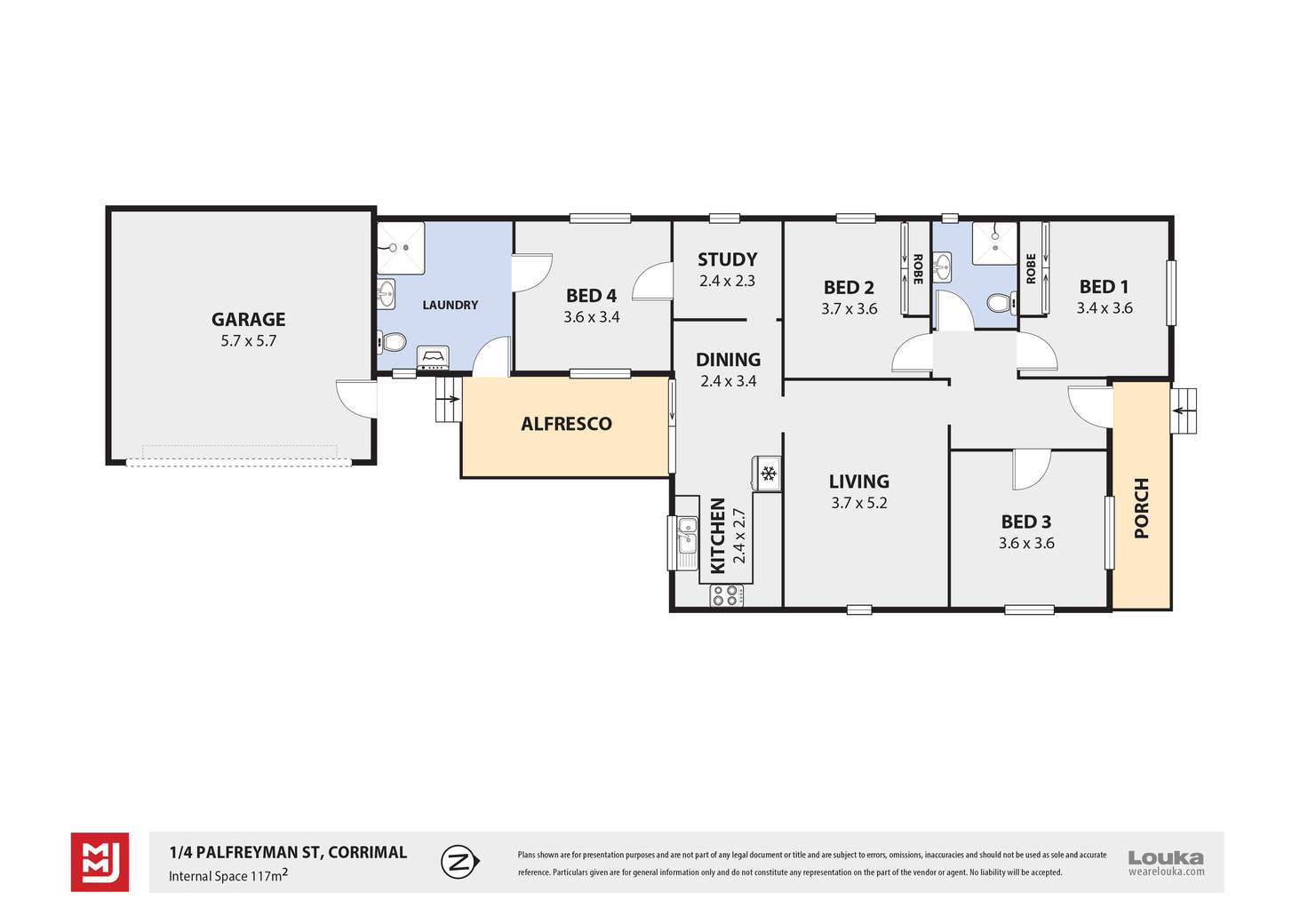 Floorplan of Homely villa listing, 1/4 Palfreyman Street, Corrimal NSW 2518