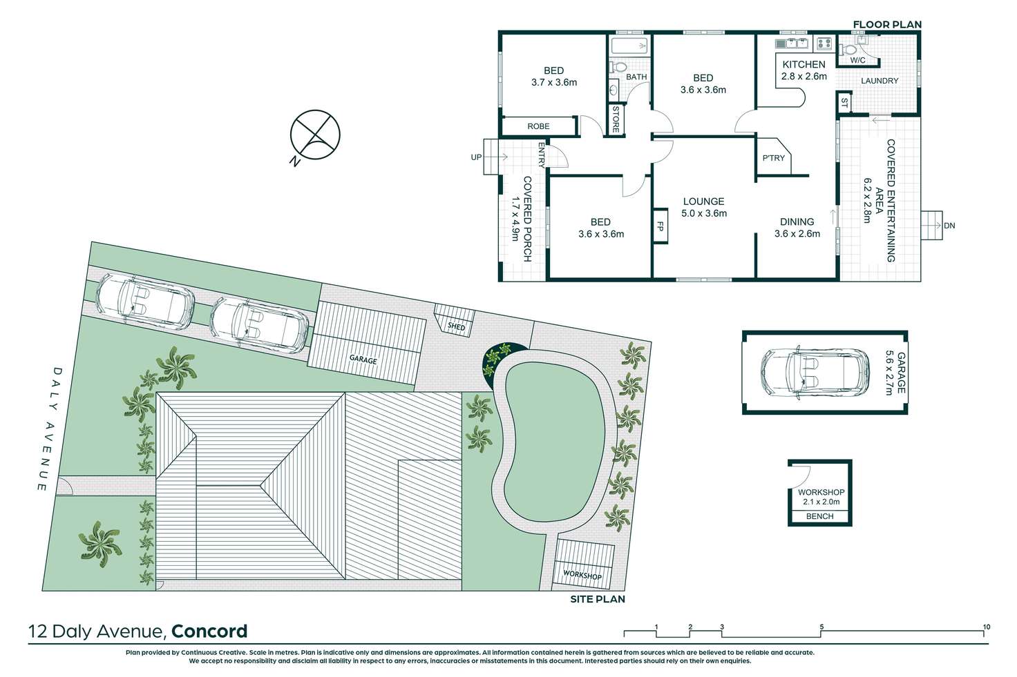 Floorplan of Homely house listing, 12 Daly Avenue, Concord NSW 2137