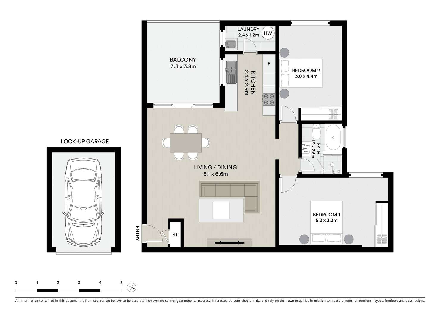 Floorplan of Homely apartment listing, 2/41 Hampton Court Road, Carlton NSW 2218