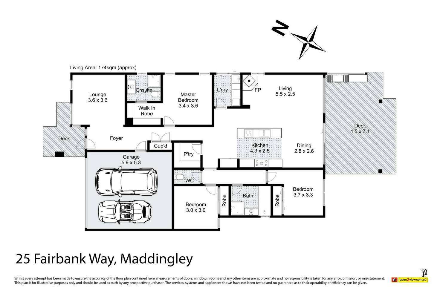 Floorplan of Homely house listing, 25 Fairbank Way, Maddingley VIC 3340