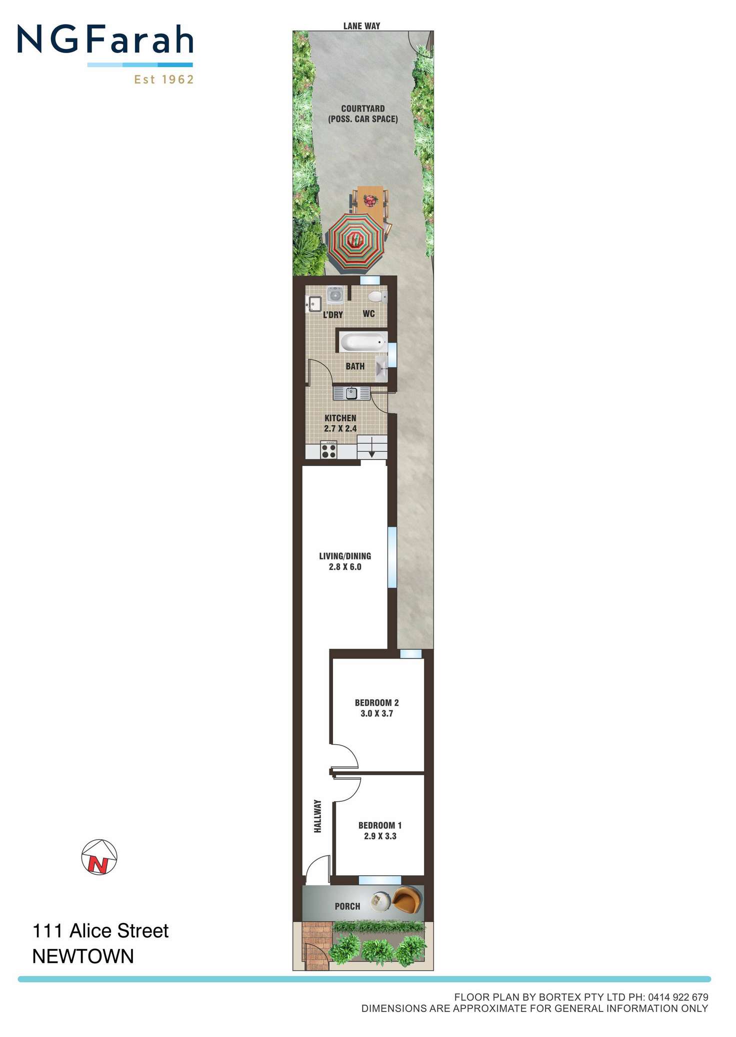Floorplan of Homely house listing, 111 Alice Street, Newtown NSW 2042