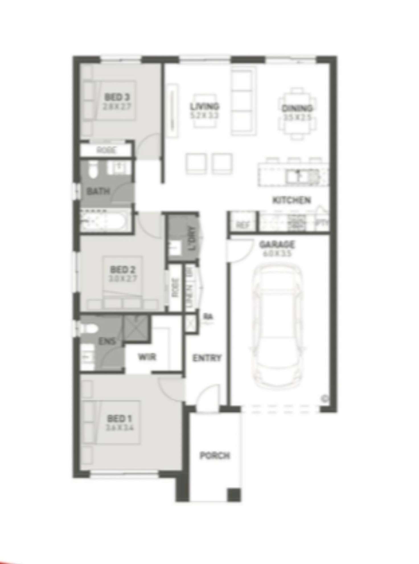 Floorplan of Homely house listing, 7 Coquille Way, Armstrong Creek VIC 3217
