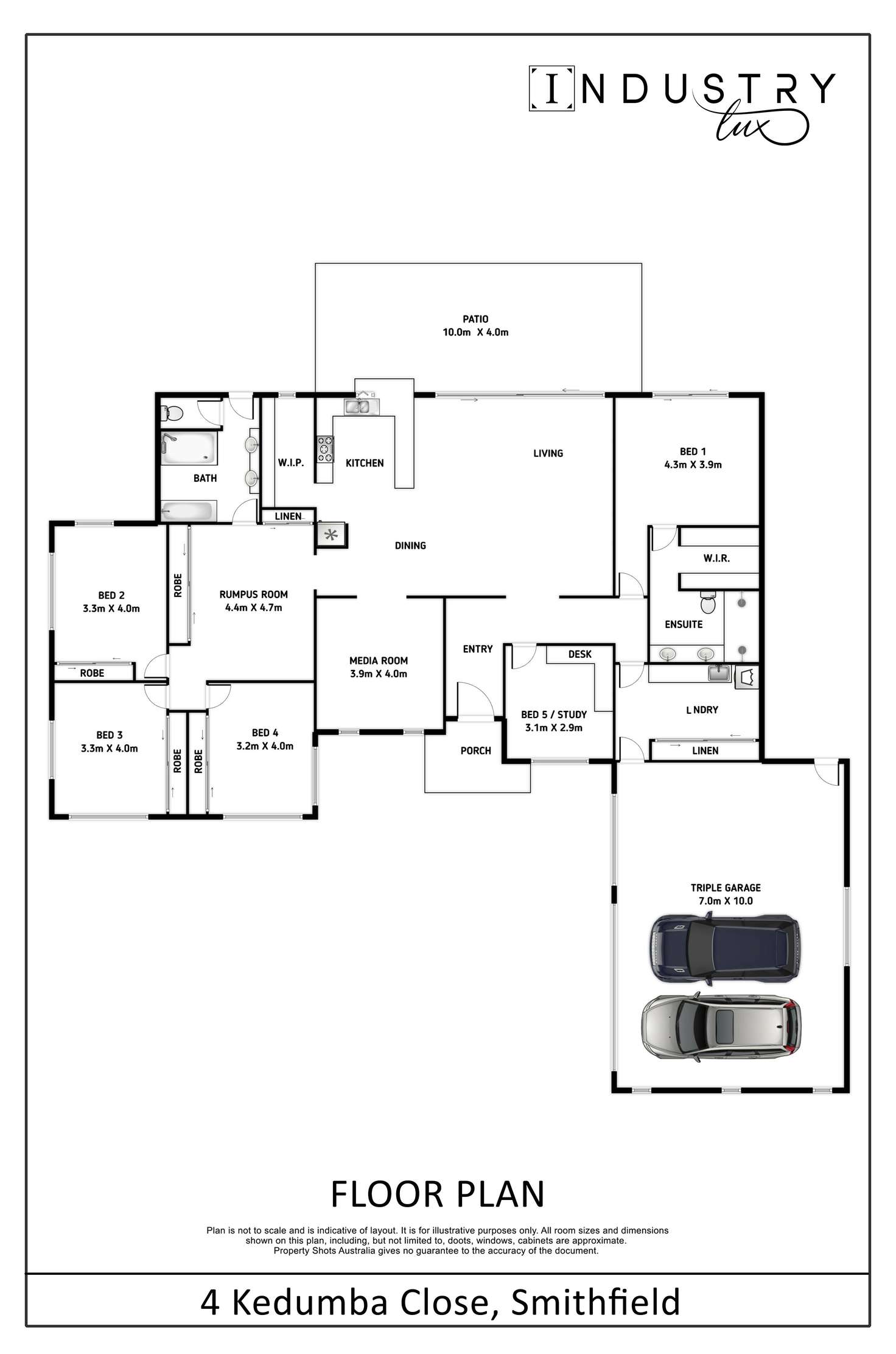 Floorplan of Homely house listing, 4 Kedumba Close, Smithfield QLD 4878