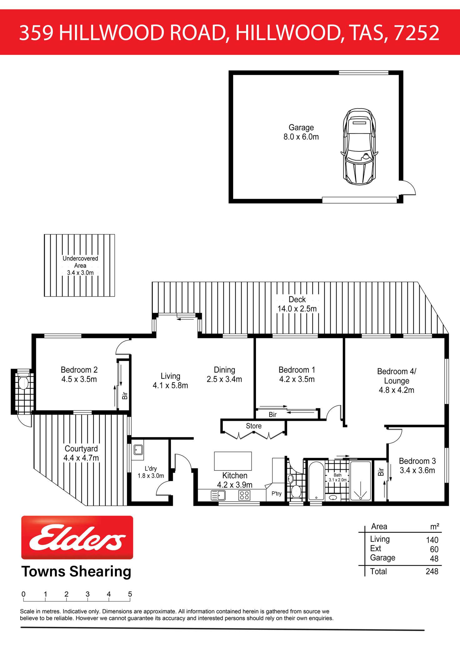 Floorplan of Homely house listing, 359 Hillwood Road, Hillwood TAS 7252