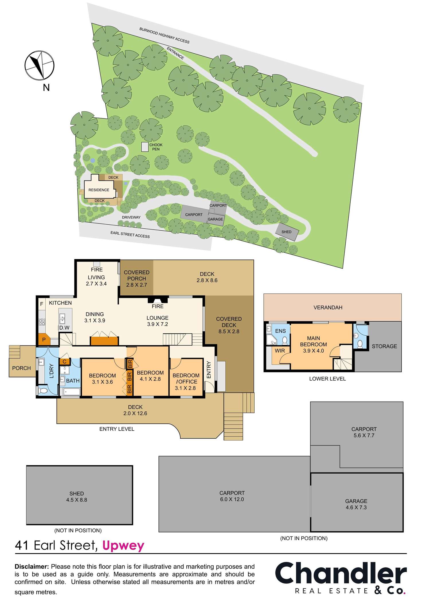 Floorplan of Homely house listing, 41 Earl Street, Upwey VIC 3158