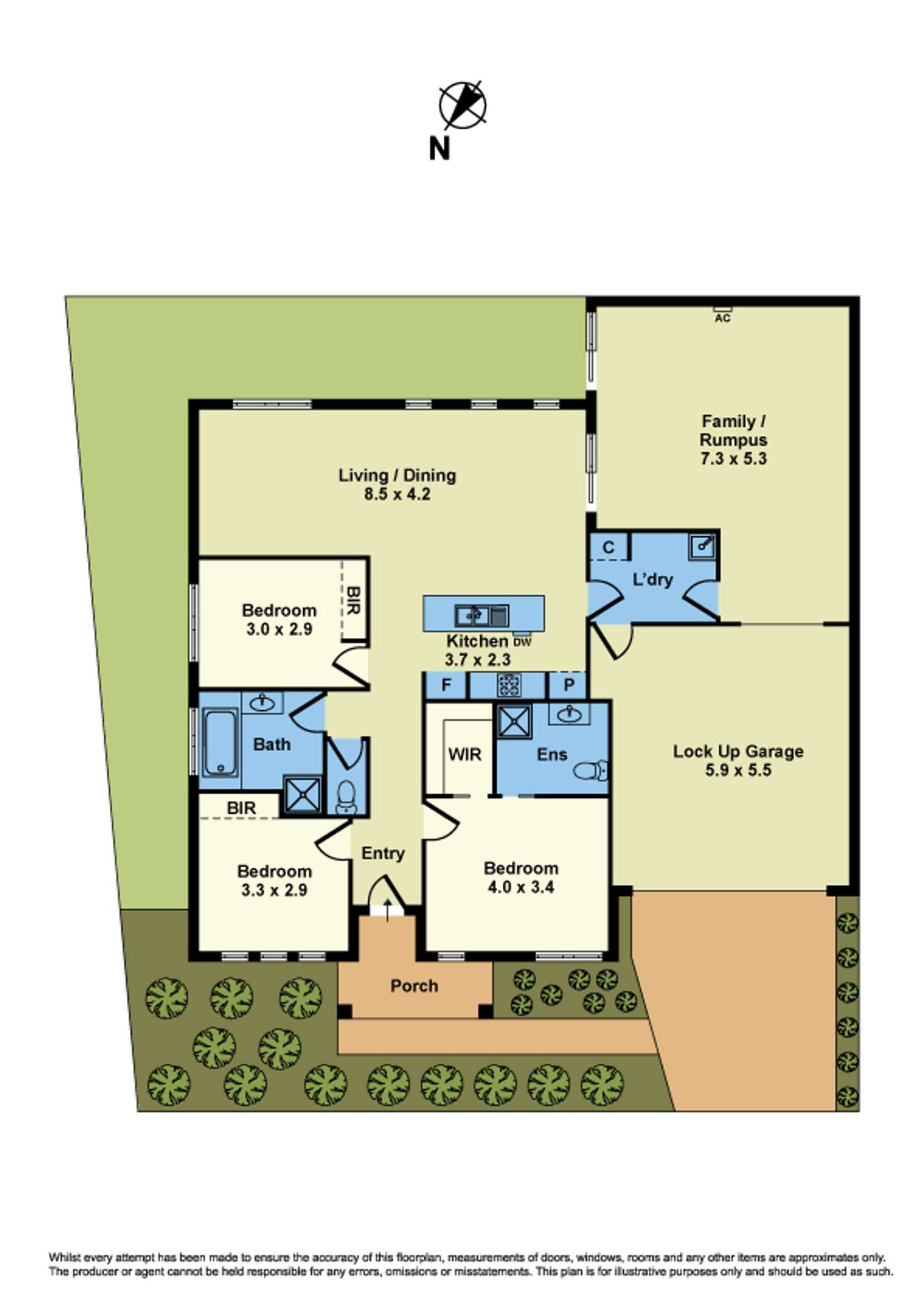 Floorplan of Homely house listing, 3 Fernhurst Avenue, Derrimut VIC 3026
