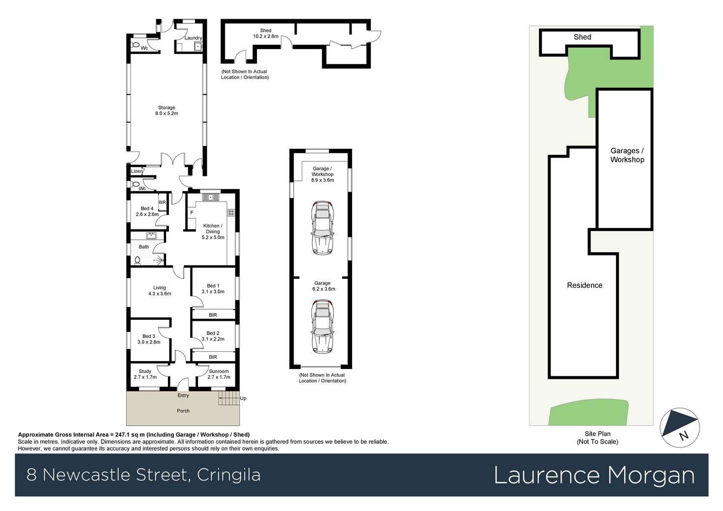 Floorplan of Homely house listing, 8 Newcastle Street, Cringila NSW 2502