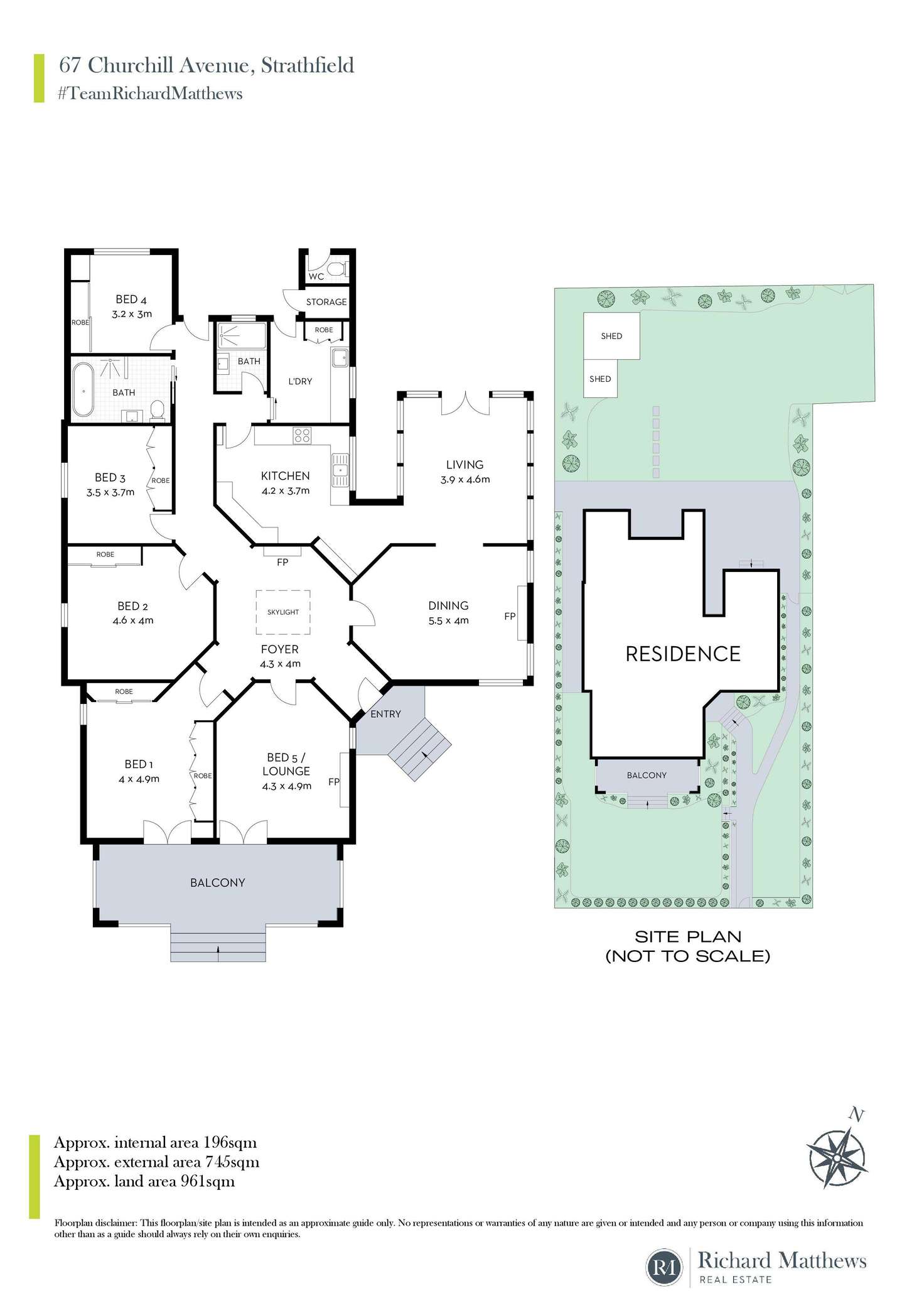Floorplan of Homely house listing, 67 Churchill Avenue, Strathfield NSW 2135