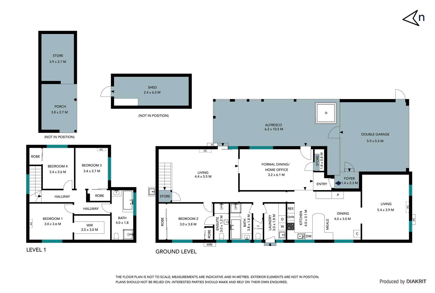 Floorplan of Homely house listing, 11 Watford Court, Epping VIC 3076