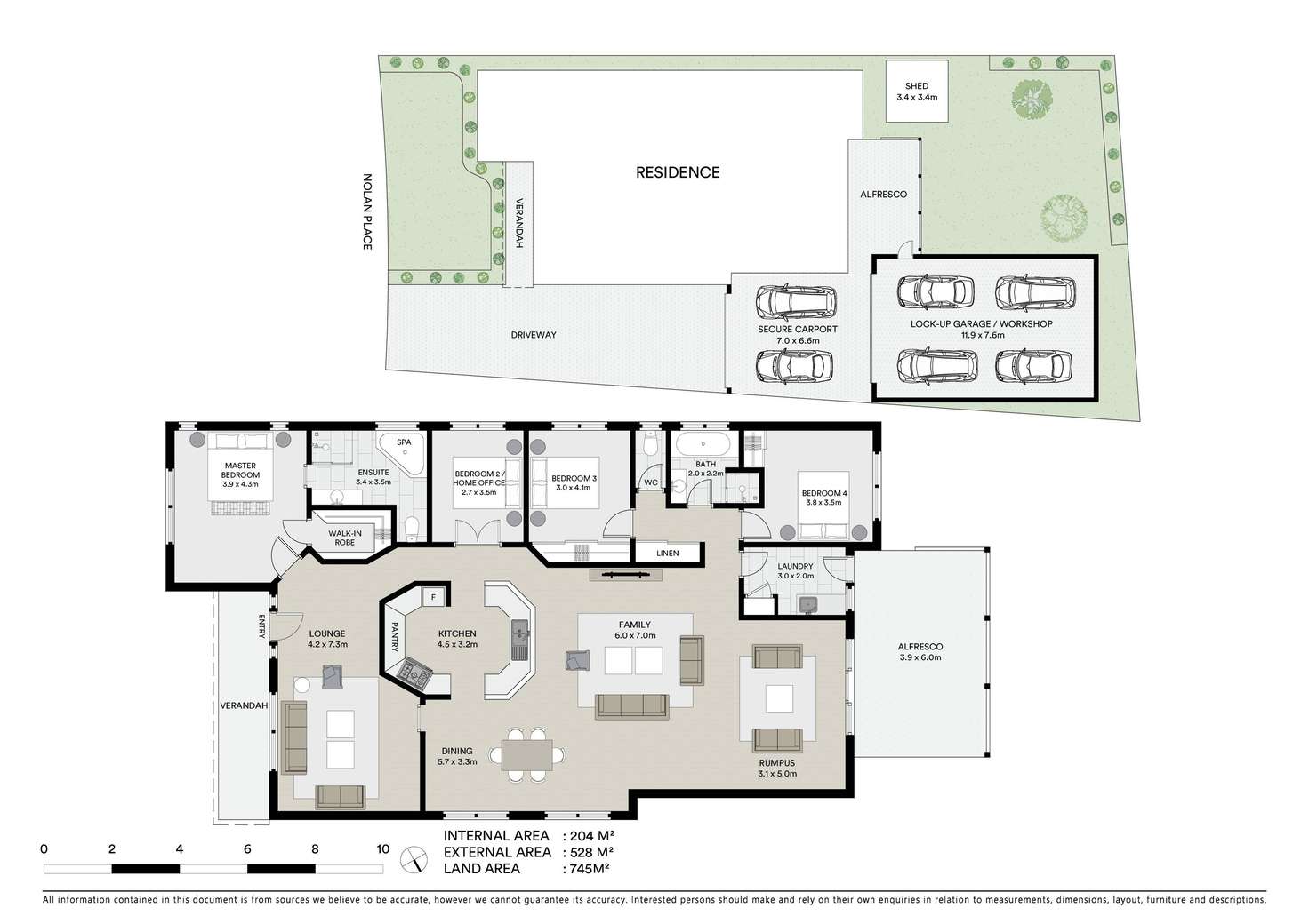 Floorplan of Homely house listing, 8 Nolan Place, Lovely Banks VIC 3213