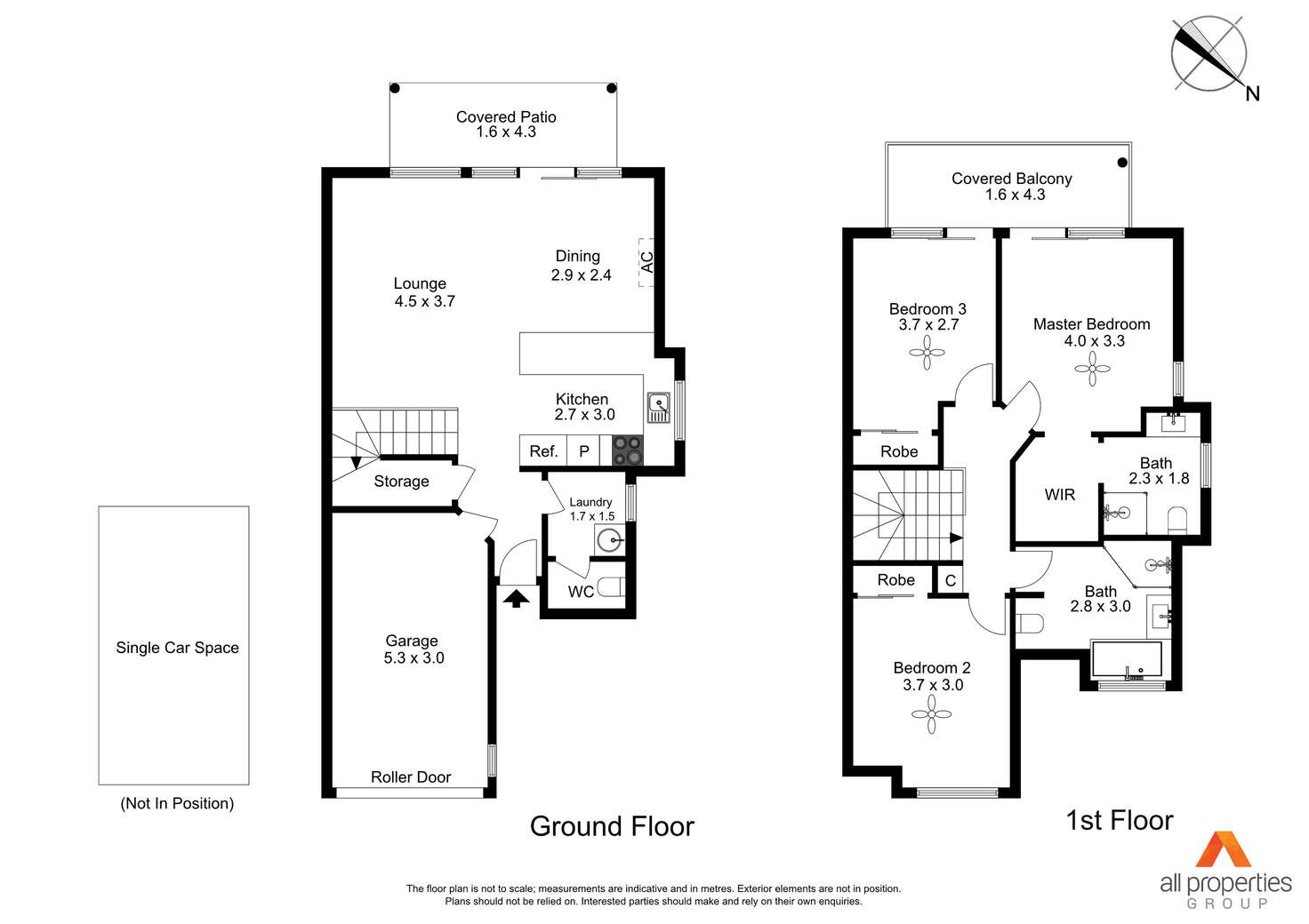 Floorplan of Homely townhouse listing, 8/120 Highfield Drive, Merrimac QLD 4226
