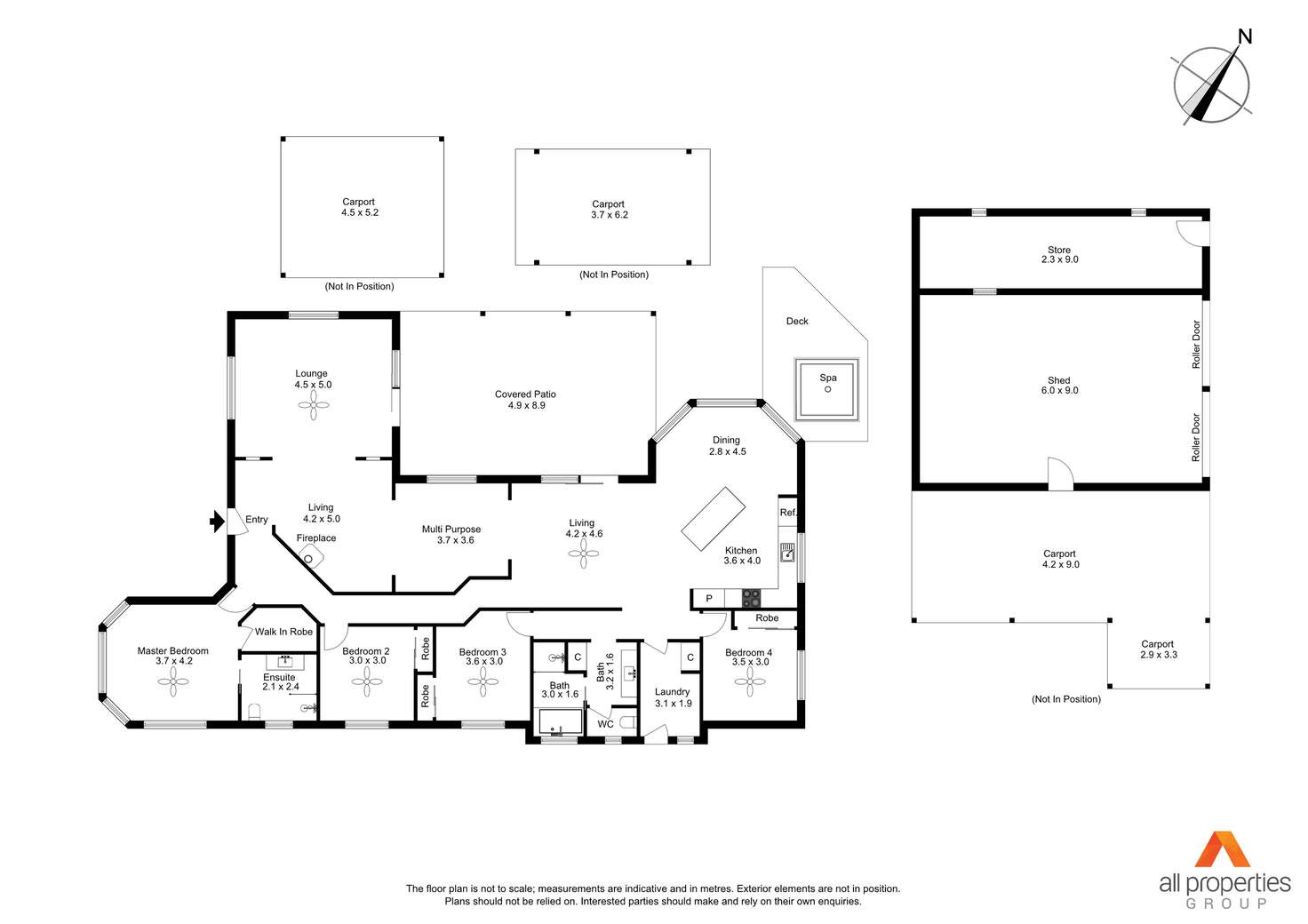 Floorplan of Homely house listing, 84-86 Dollarbird Drive, Tamborine QLD 4270