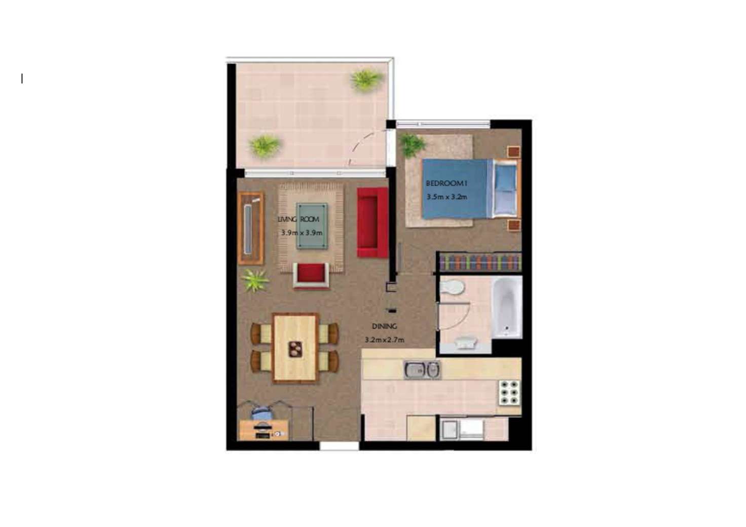 Floorplan of Homely unit listing, 4304/27 Boardwalk Boulevard, Mount Coolum QLD 4573