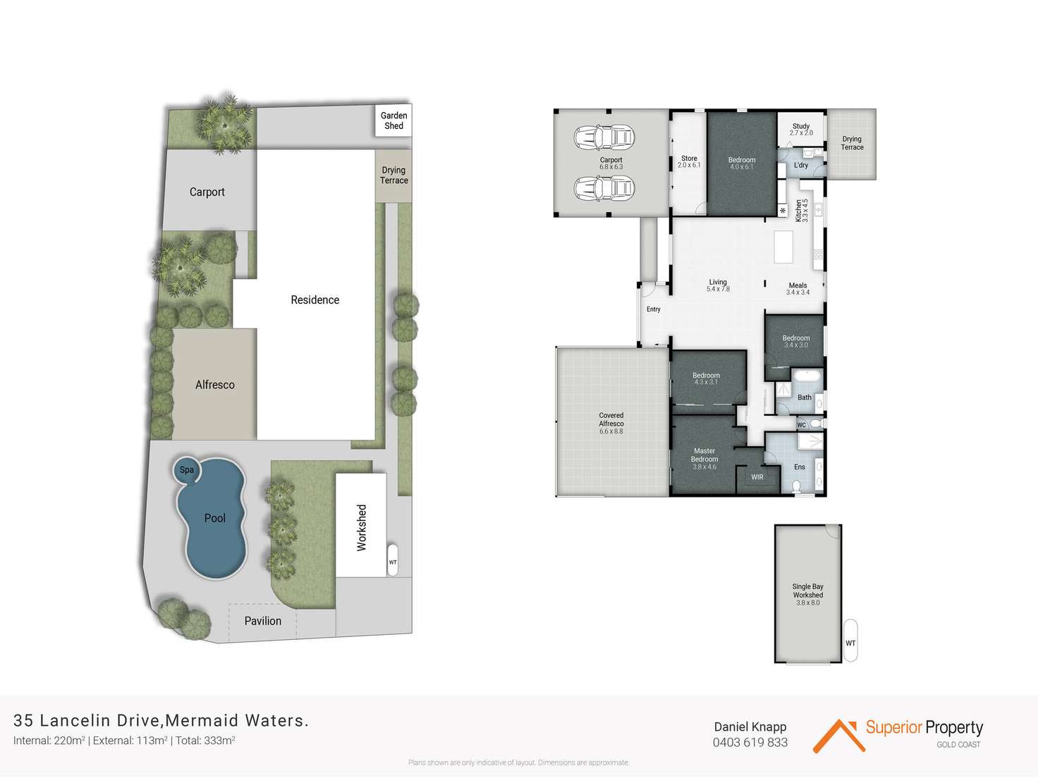 Floorplan of Homely house listing, 35 Lancelin Drive, Mermaid Waters QLD 4218