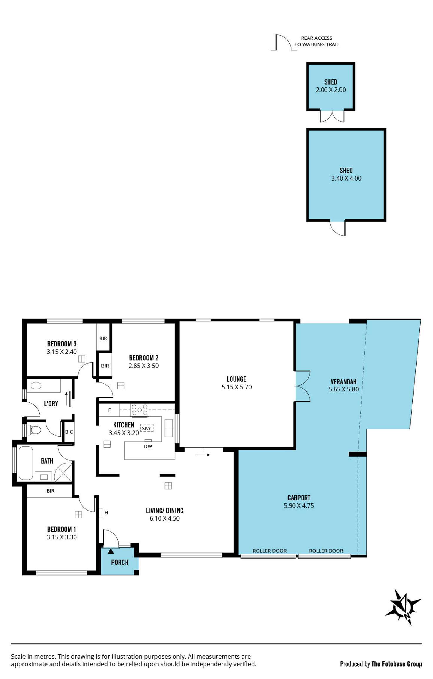 Floorplan of Homely house listing, 22 Doulton Drive, Trott Park SA 5158