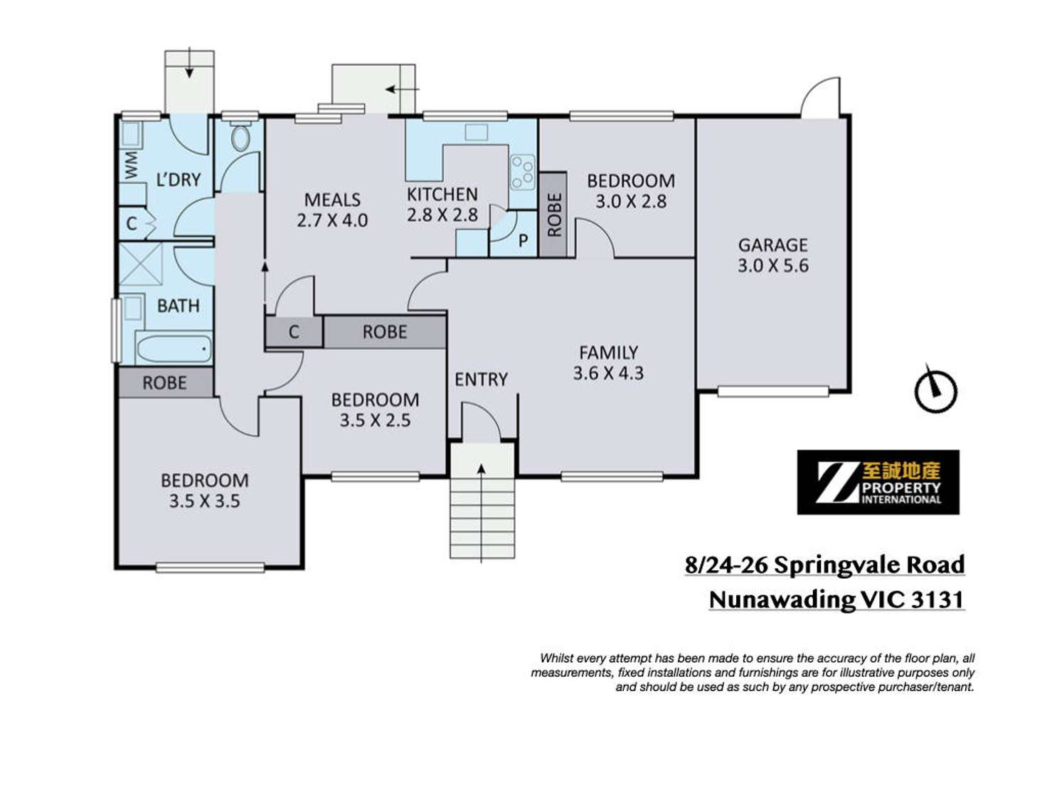 Floorplan of Homely unit listing, 8/24-26 Springvale Road, Nunawading VIC 3131