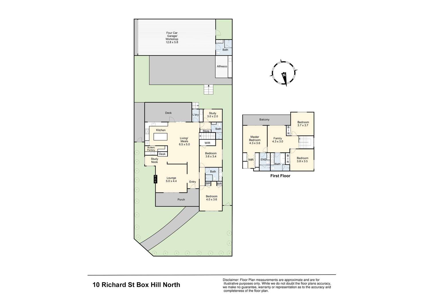 Floorplan of Homely house listing, 10 Richard Street, Box Hill North VIC 3129