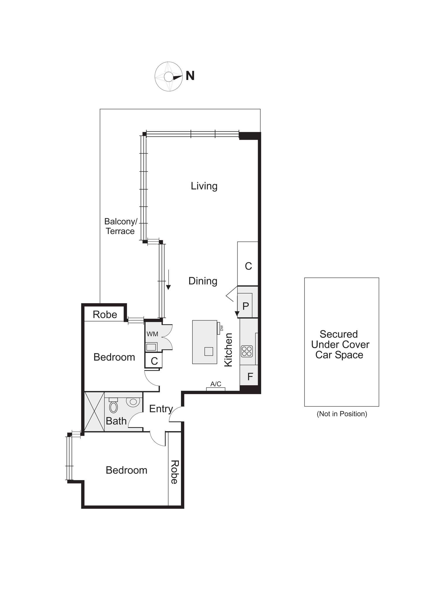 Floorplan of Homely apartment listing, 4/107 Addison Street, Elwood VIC 3184