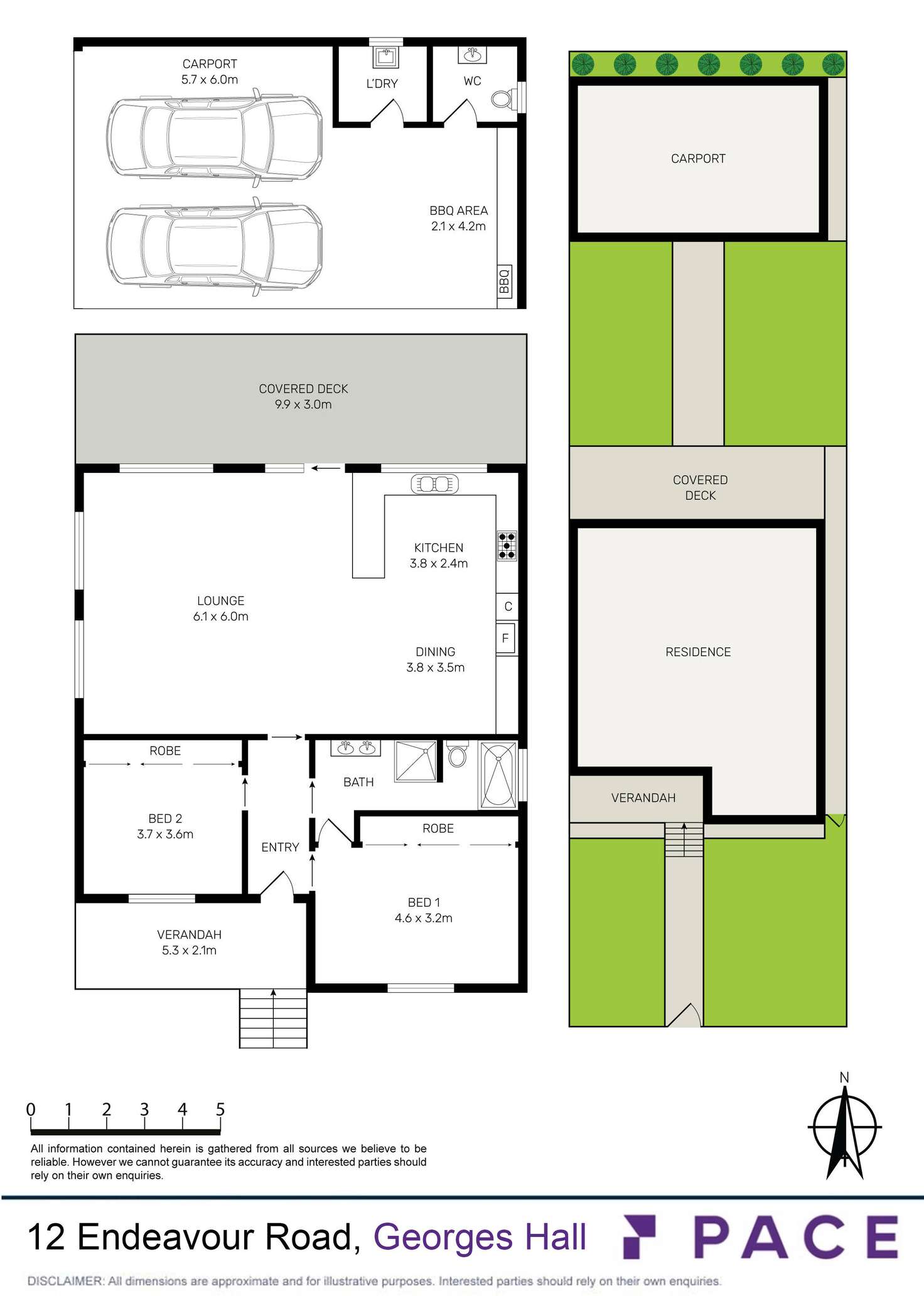 Floorplan of Homely house listing, 12 Endeavour Road, Georges Hall NSW 2198