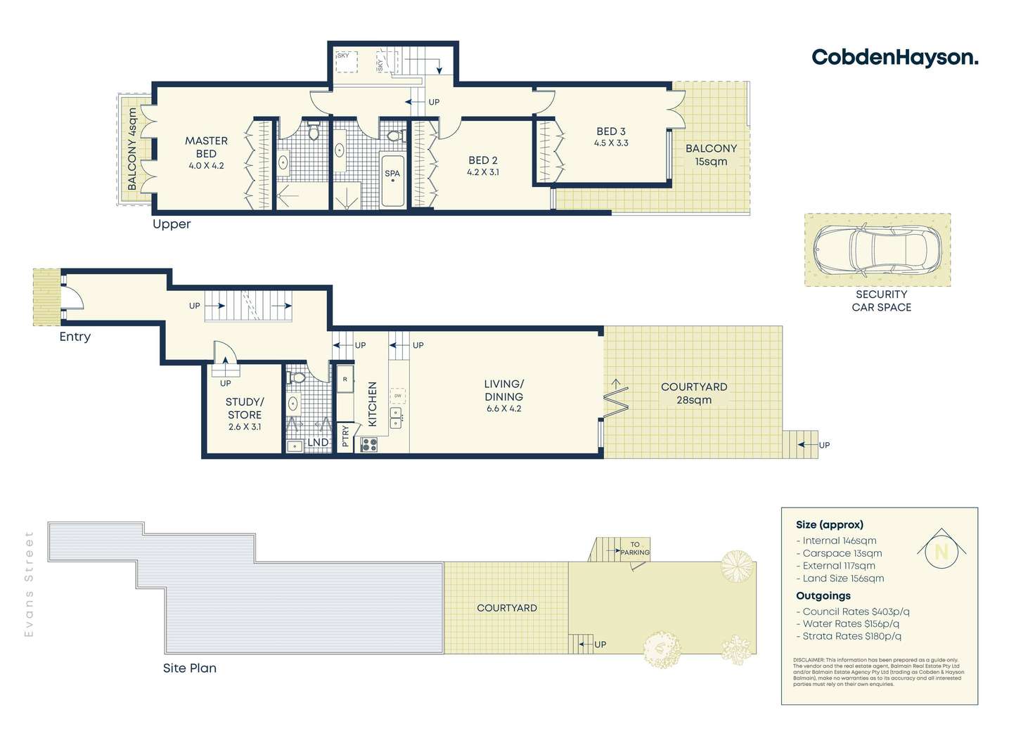 Floorplan of Homely house listing, 46a Evans Street, Rozelle NSW 2039