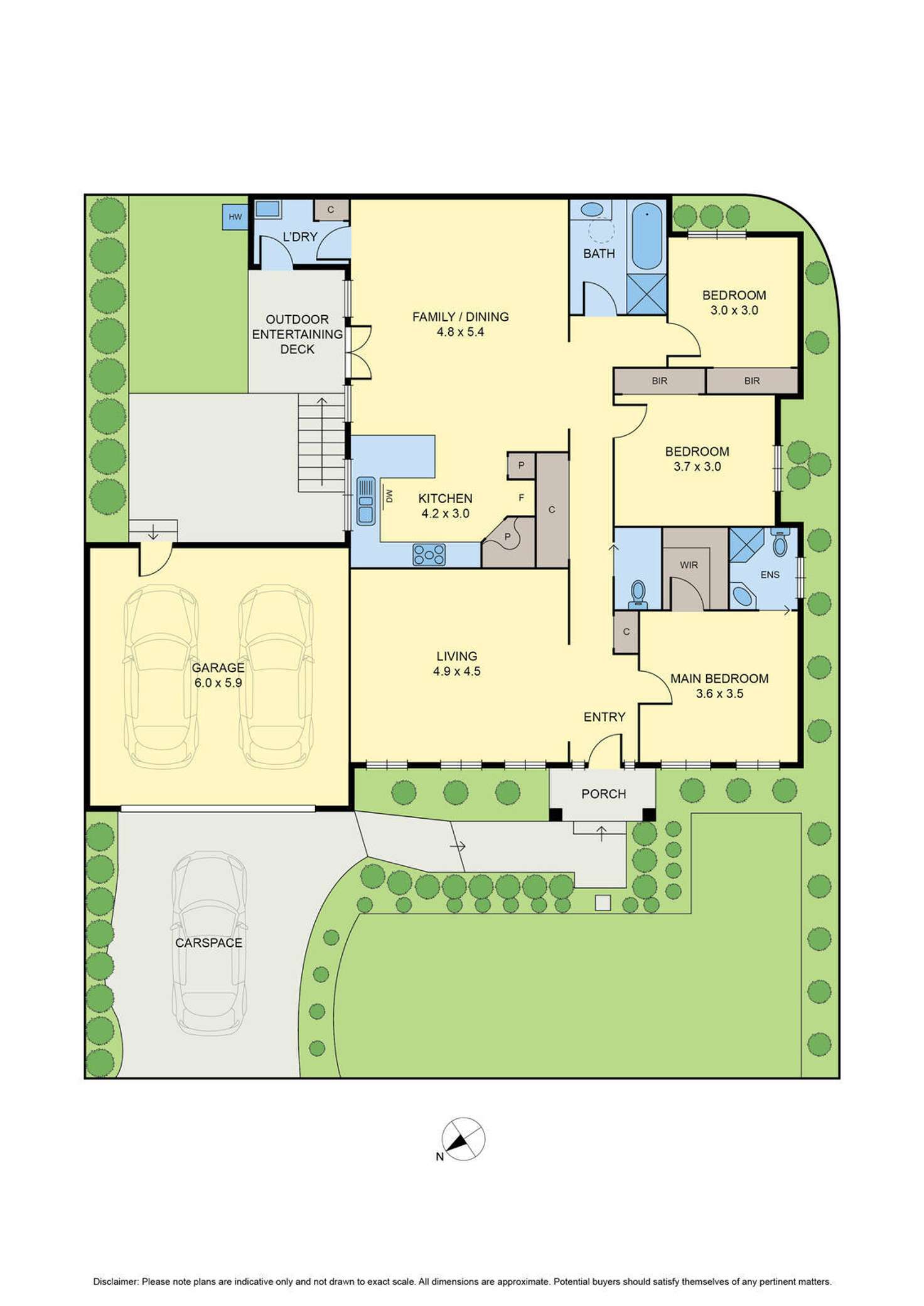 Floorplan of Homely townhouse listing, 1/8 Milburn Street, Keilor VIC 3036