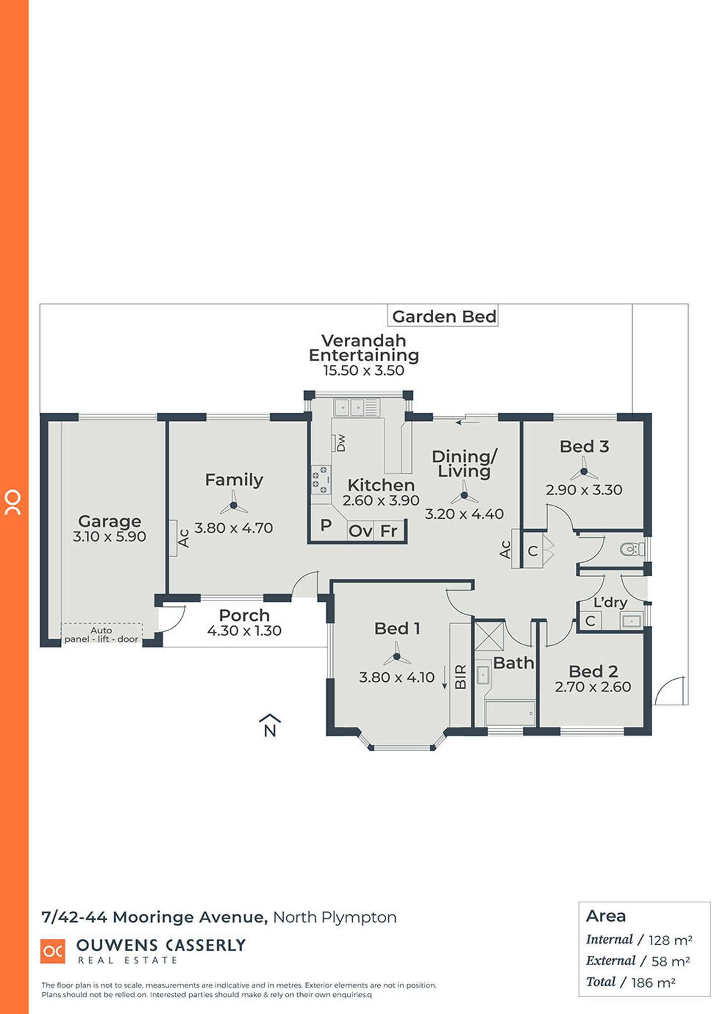 Floorplan of Homely unit listing, 7/42-44 Mooringe Avenue, North Plympton SA 5037