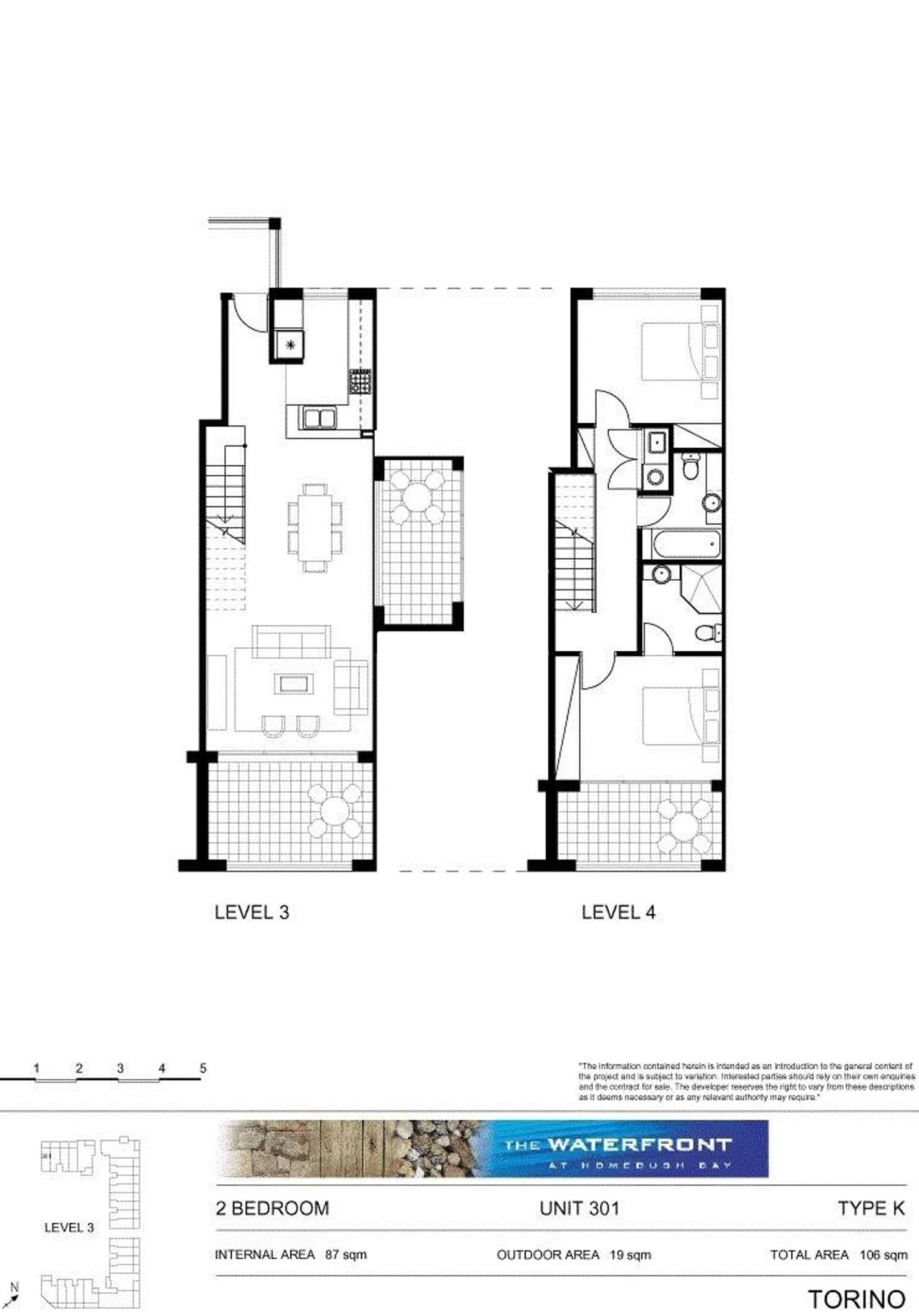 Floorplan of Homely apartment listing, 301/4 Stromboli Strait, Wentworth Point NSW 2127