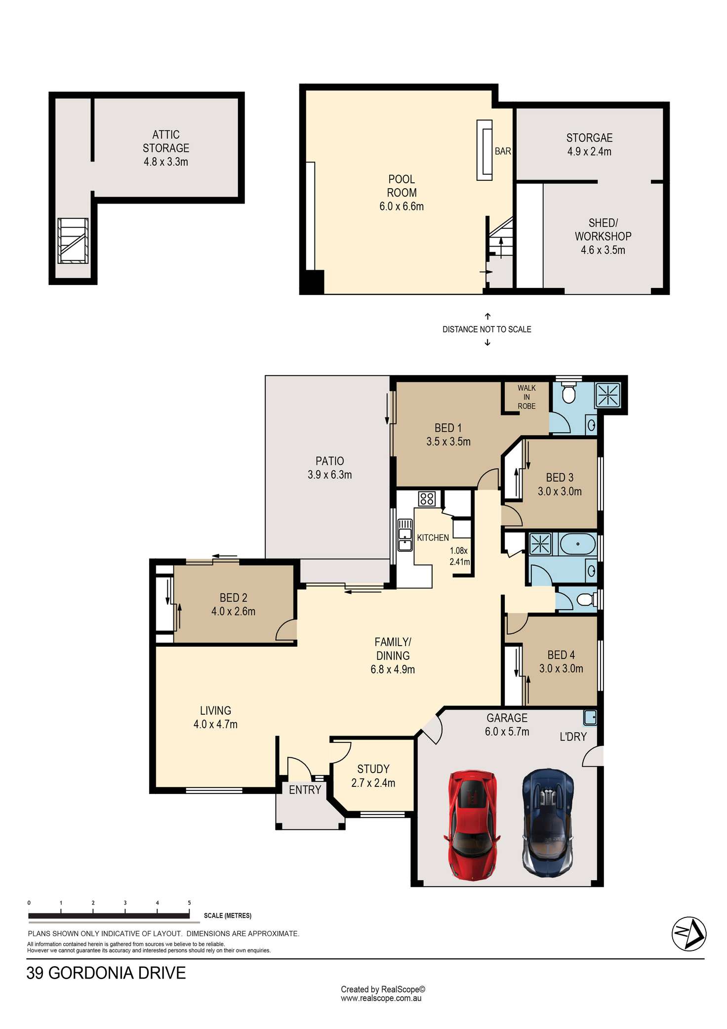 Floorplan of Homely house listing, 39 Gordonia Drive, Regents Park QLD 4118