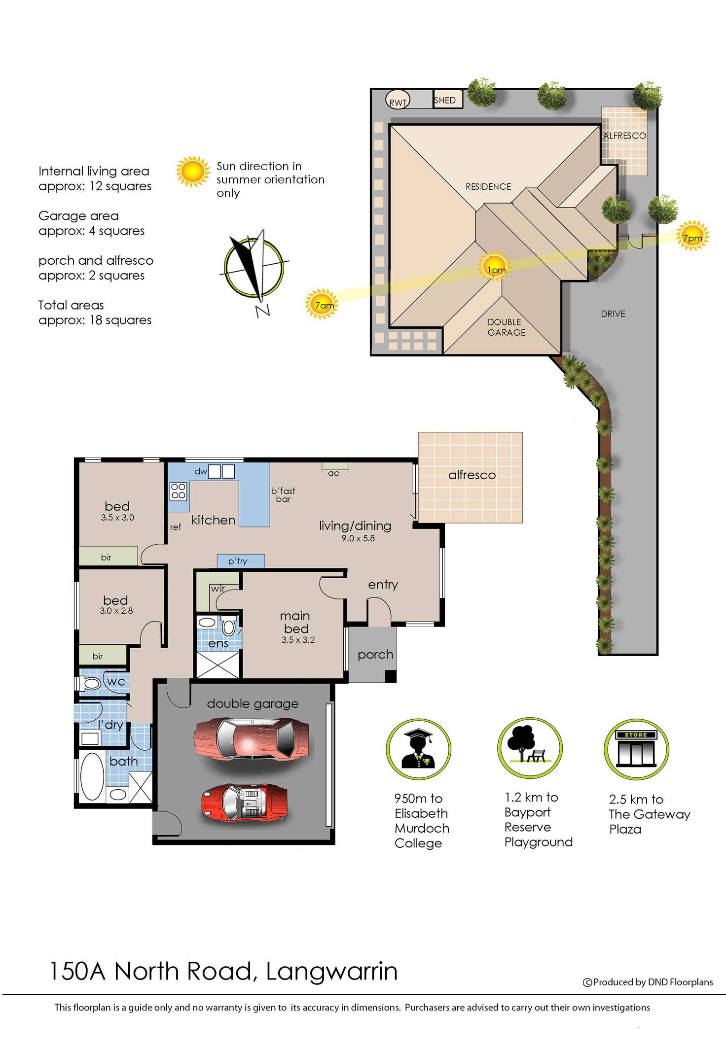 Floorplan of Homely unit listing, 150A North Road, Langwarrin VIC 3910