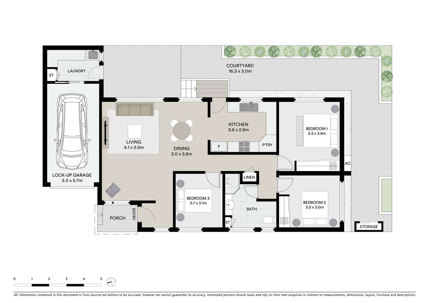Floorplan of Homely villa listing, 5/58-60 Chuter Avenue, Ramsgate Beach NSW 2217