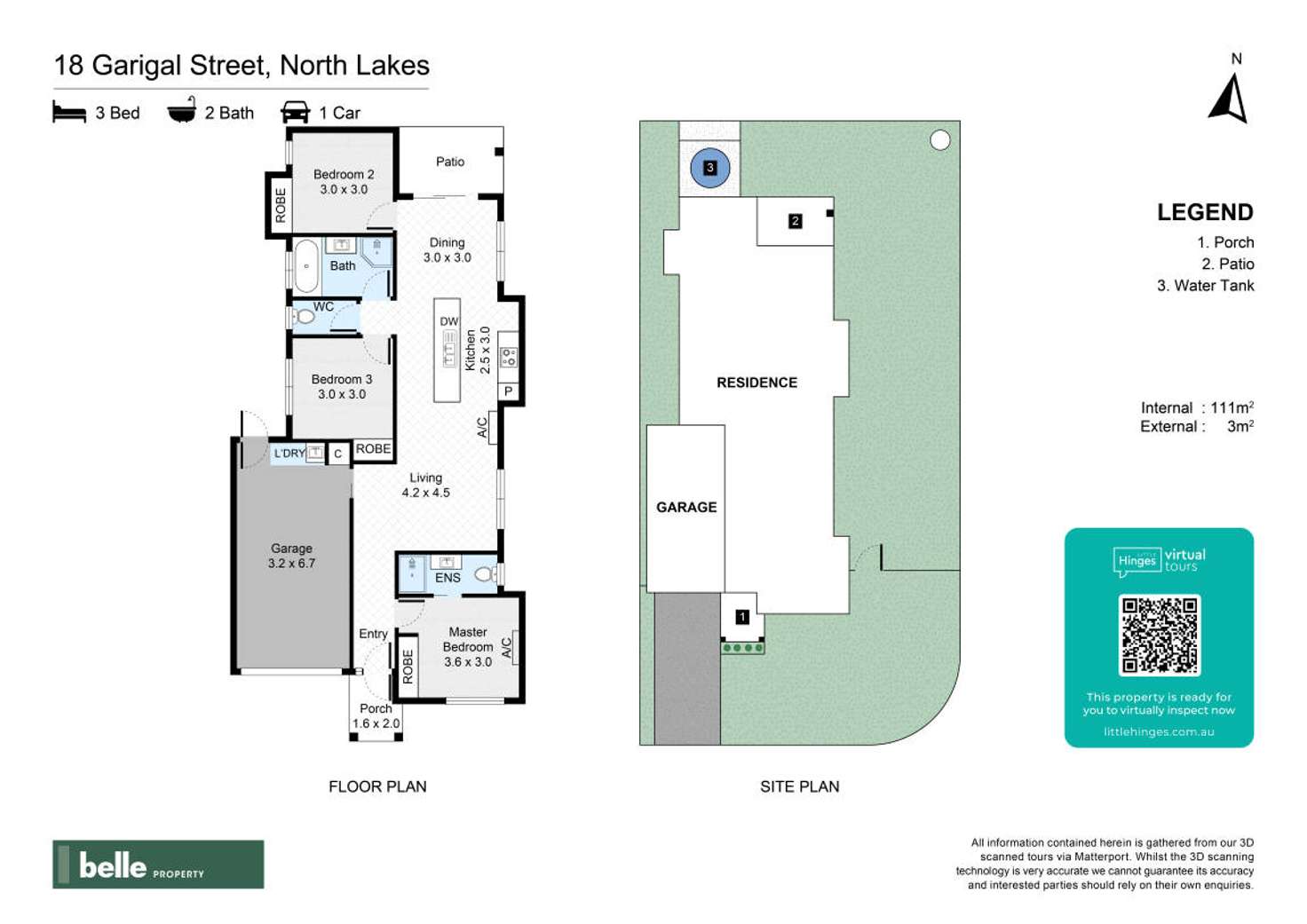 Floorplan of Homely house listing, 18 Garigal Street, North Lakes QLD 4509