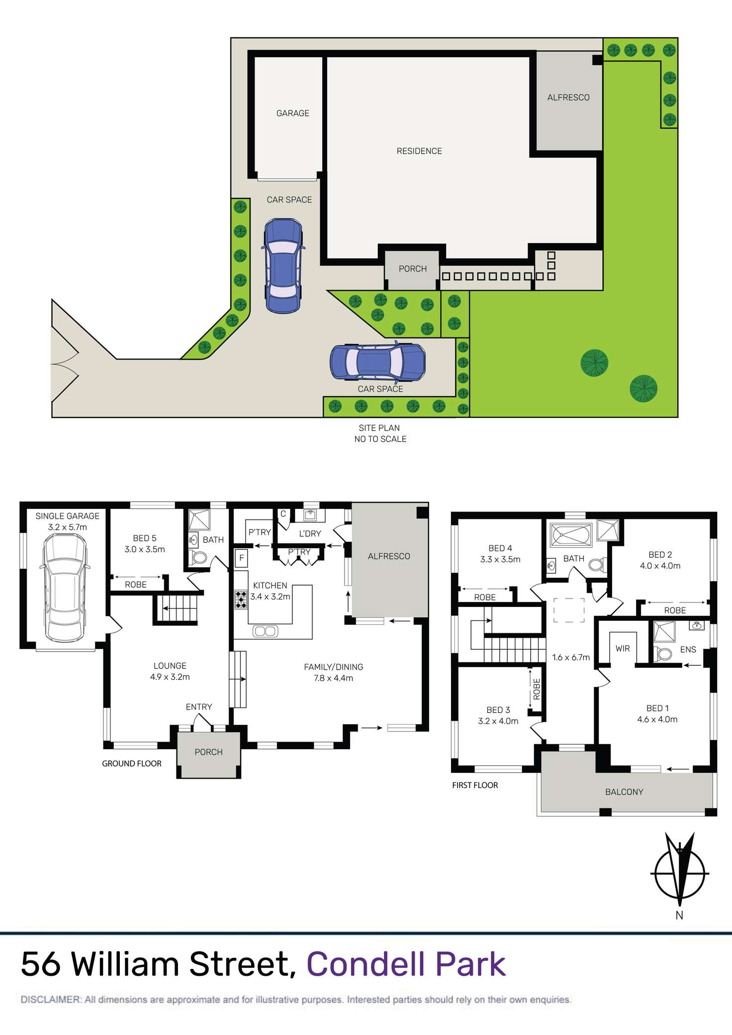 Floorplan of Homely house listing, 56 William Street, Condell Park NSW 2200