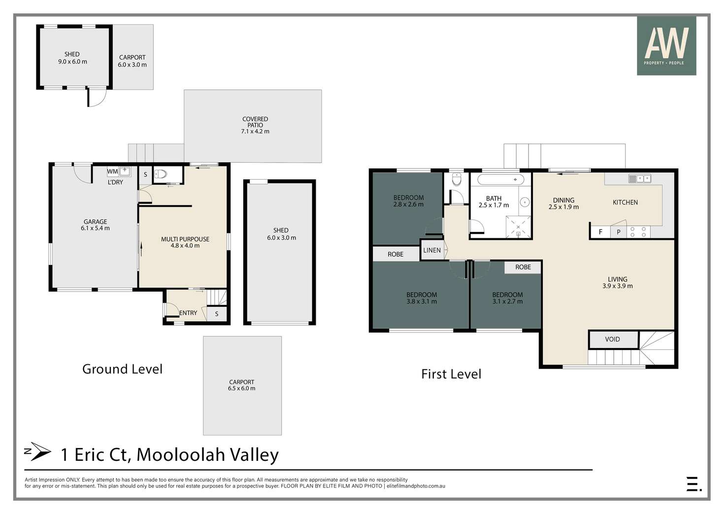 Floorplan of Homely house listing, 1 Eric Court, Mooloolah Valley QLD 4553