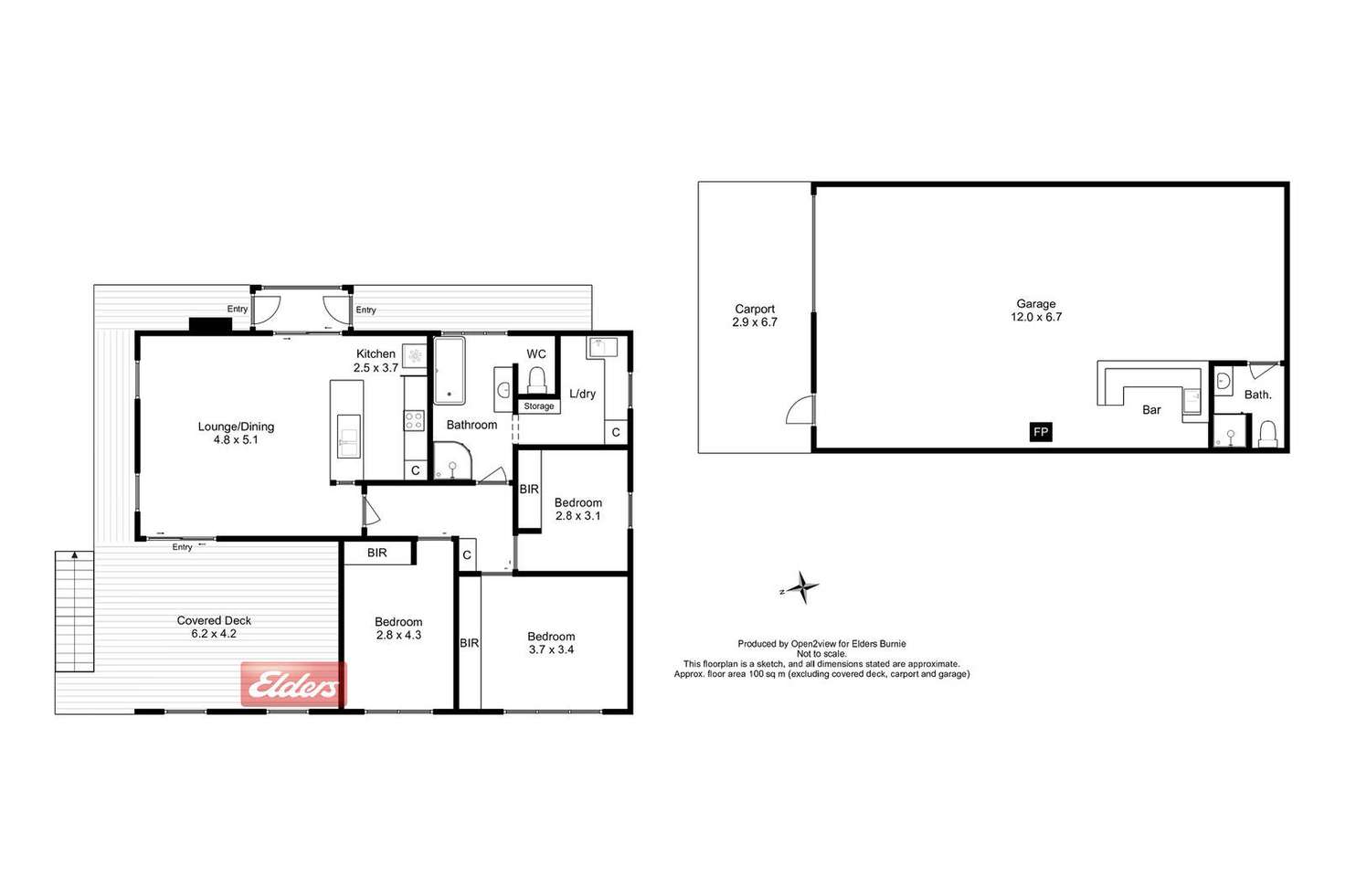 Floorplan of Homely house listing, 33 Grenville Street, Acton TAS 7320
