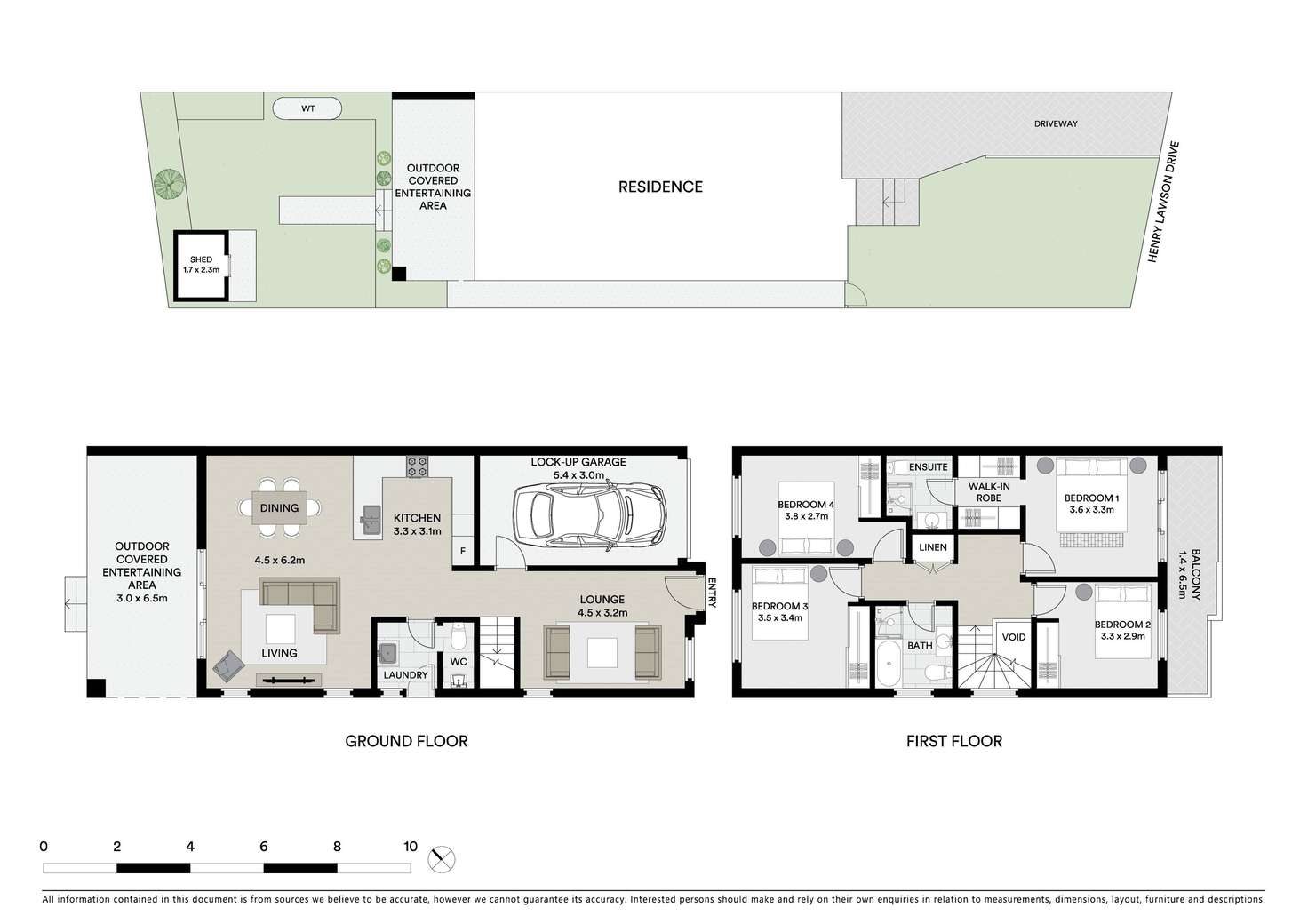 Floorplan of Homely semiDetached listing, 661 Henry Lawson Drive, East Hills NSW 2213