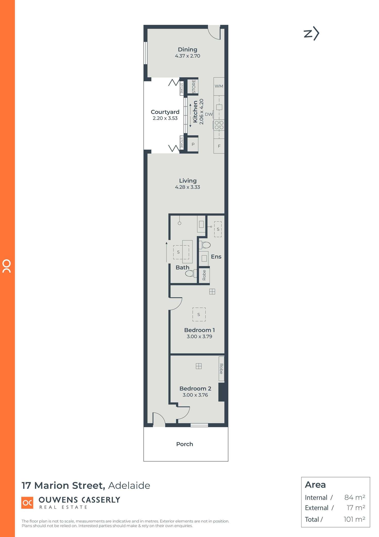 Floorplan of Homely house listing, 17 Marion Street, Adelaide SA 5000