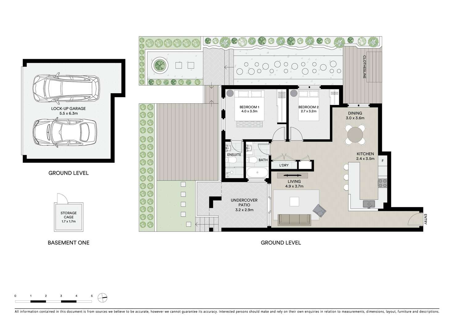 Floorplan of Homely apartment listing, 2/5 Garland Road, Naremburn NSW 2065