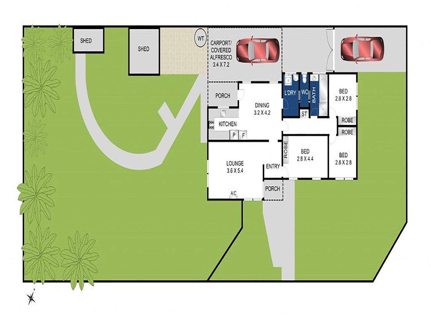 Floorplan of Homely house listing, 138 Solar Drive, Whittington VIC 3219