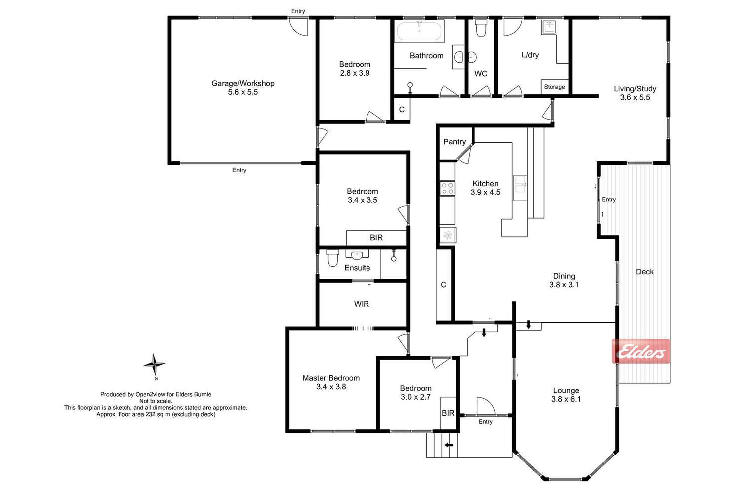 Floorplan of Homely house listing, 5 West Mooreville Road, Park Grove TAS 7320