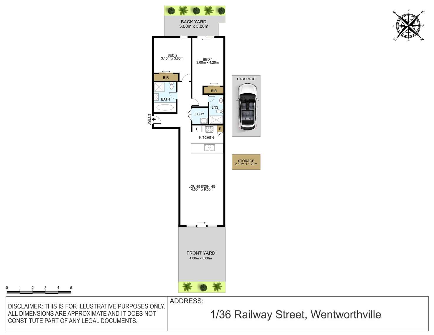 Floorplan of Homely apartment listing, 1/36 Railway Street, Wentworthville NSW 2145