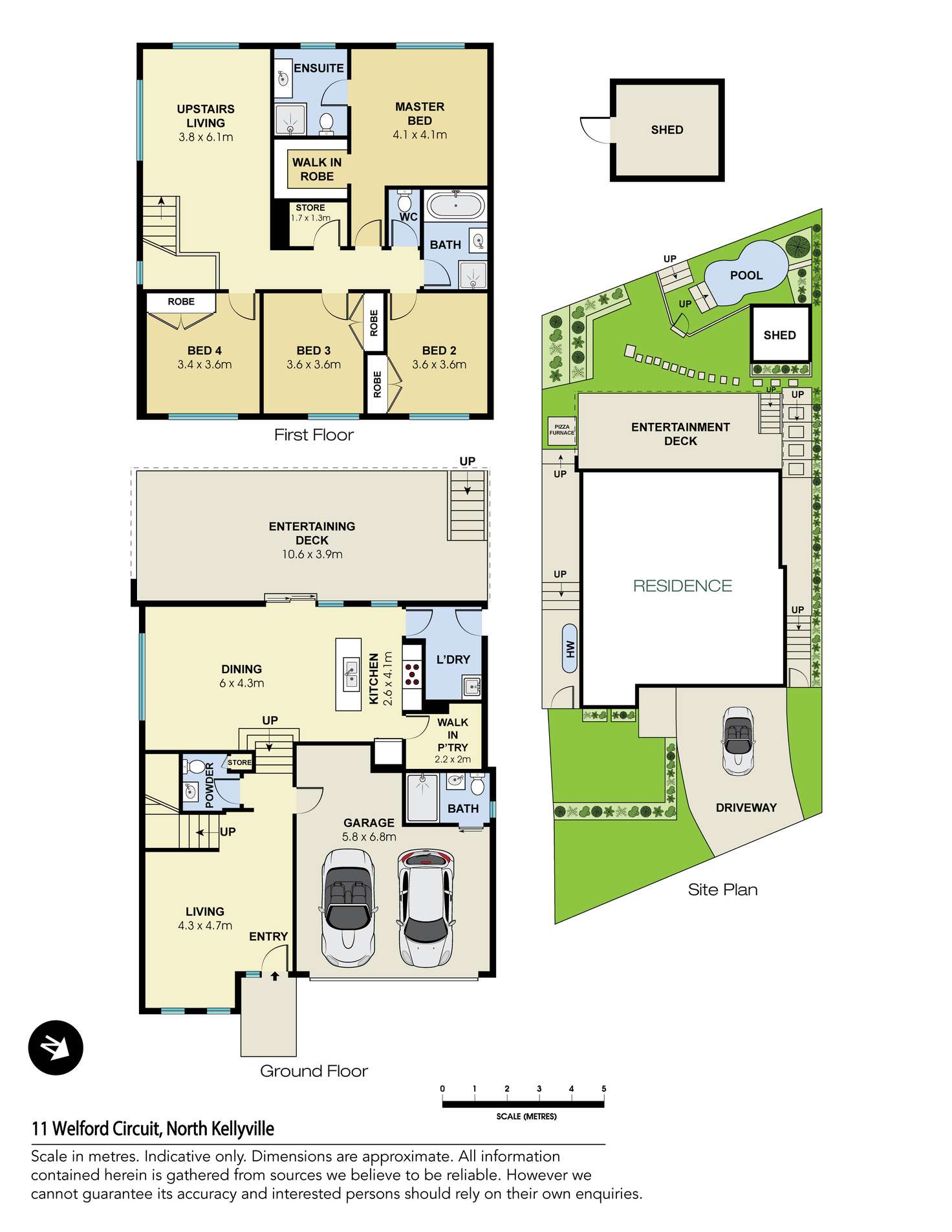 Floorplan of Homely house listing, 11 Welford Circuit, North Kellyville NSW 2155