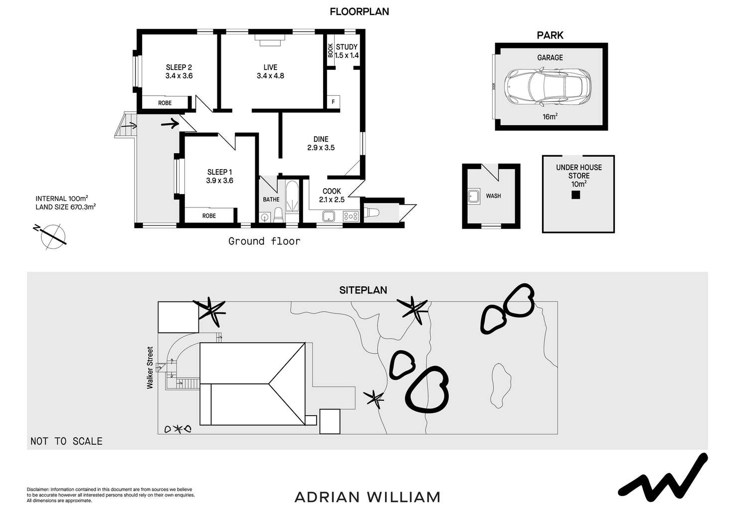 Floorplan of Homely house listing, 21 Walker Street, Turrella NSW 2205