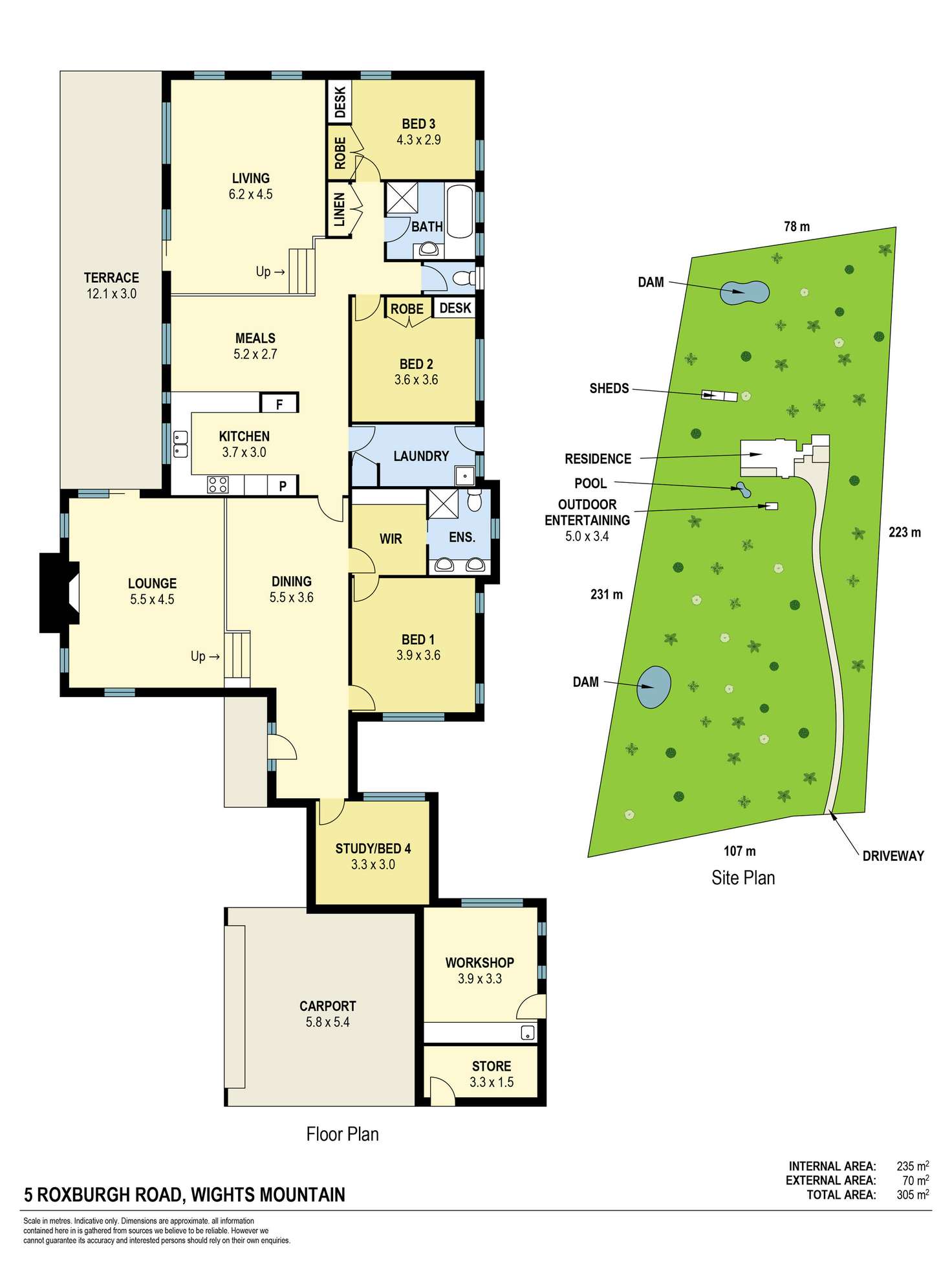 Floorplan of Homely house listing, 5 Roxburgh Road, Wights Mountain QLD 4520