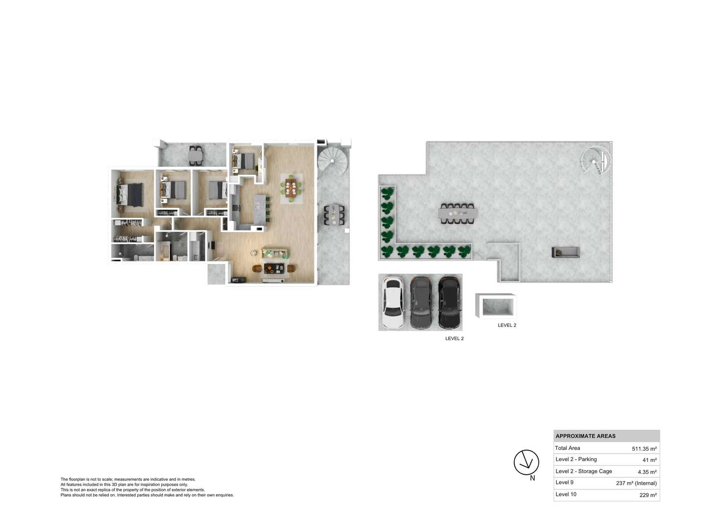 Floorplan of Homely apartment listing, 905/335 Wharf Road, Newcastle NSW 2300