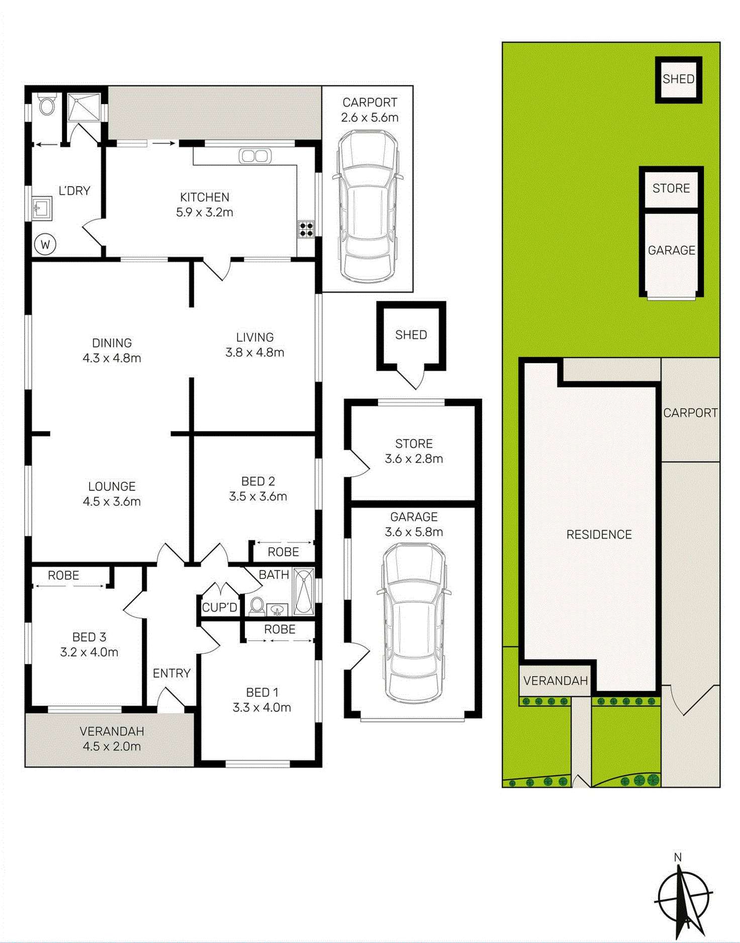 Floorplan of Homely house listing, 31 Lilac Street, Punchbowl NSW 2196