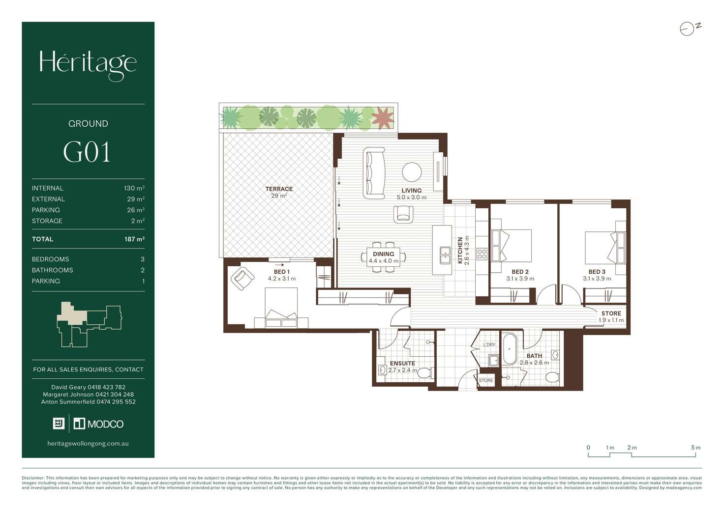Floorplan of Homely apartment listing, G01/37 Virginia Street, North Wollongong NSW 2500