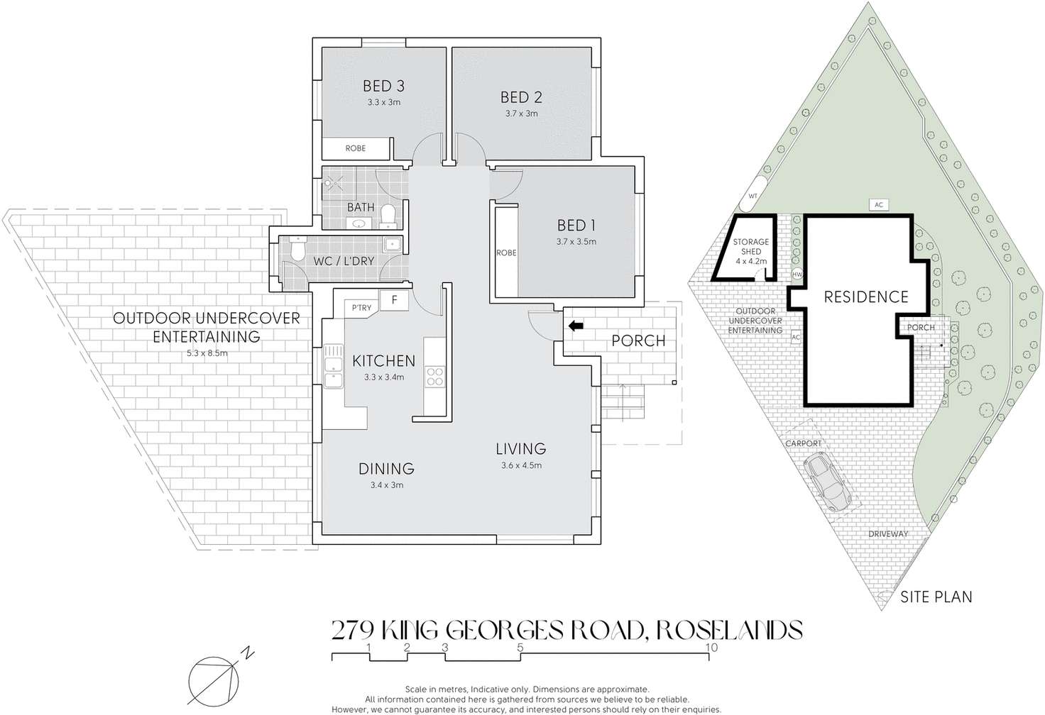 Floorplan of Homely house listing, 279 King Georges Road, Roselands NSW 2196